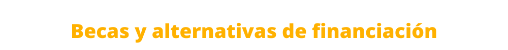 Becas y alternativas de financiación
